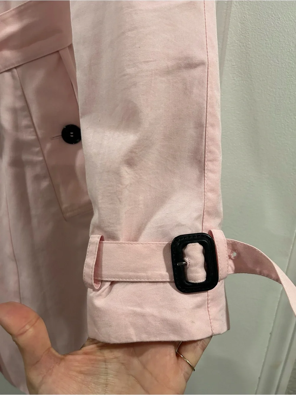 Rare vintage Burberry Prorsum dusty pink cotton trench coat - Picture 6 of 16